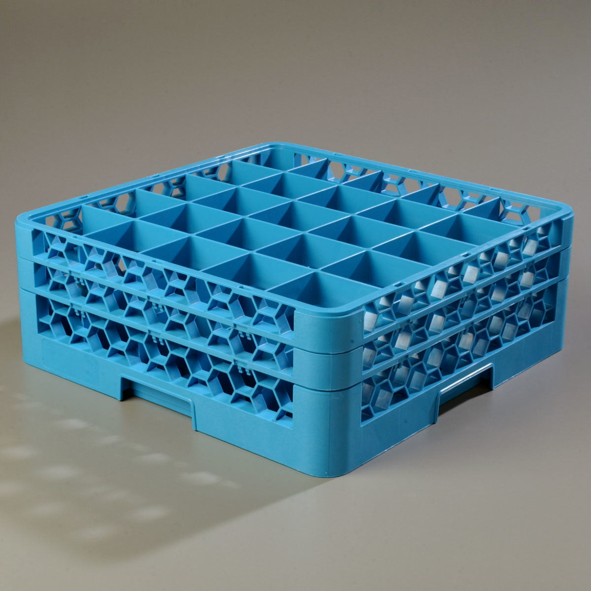 Carlisle RG25-214 OptiClean 25-Compartment Dishwasher Glass Rack - Blue