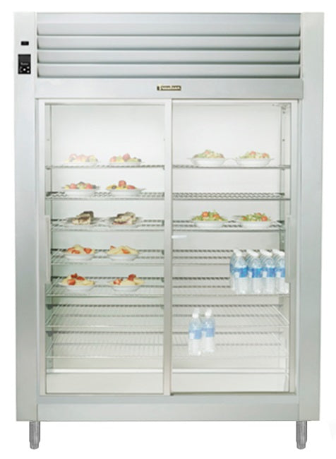 Traulsen RHT232WUT-FSL Spec-Line 2-Section 2 Glass Slide Door Reach-In Refrigerator 58" - 49 cu. ft. - 115v