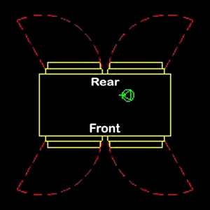 CAD drawing - top view