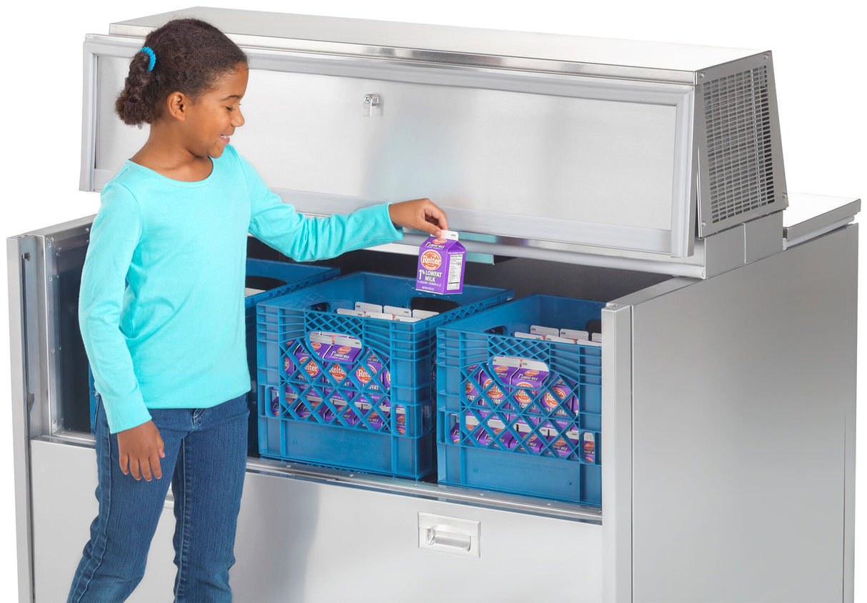 demo - child selecting milk