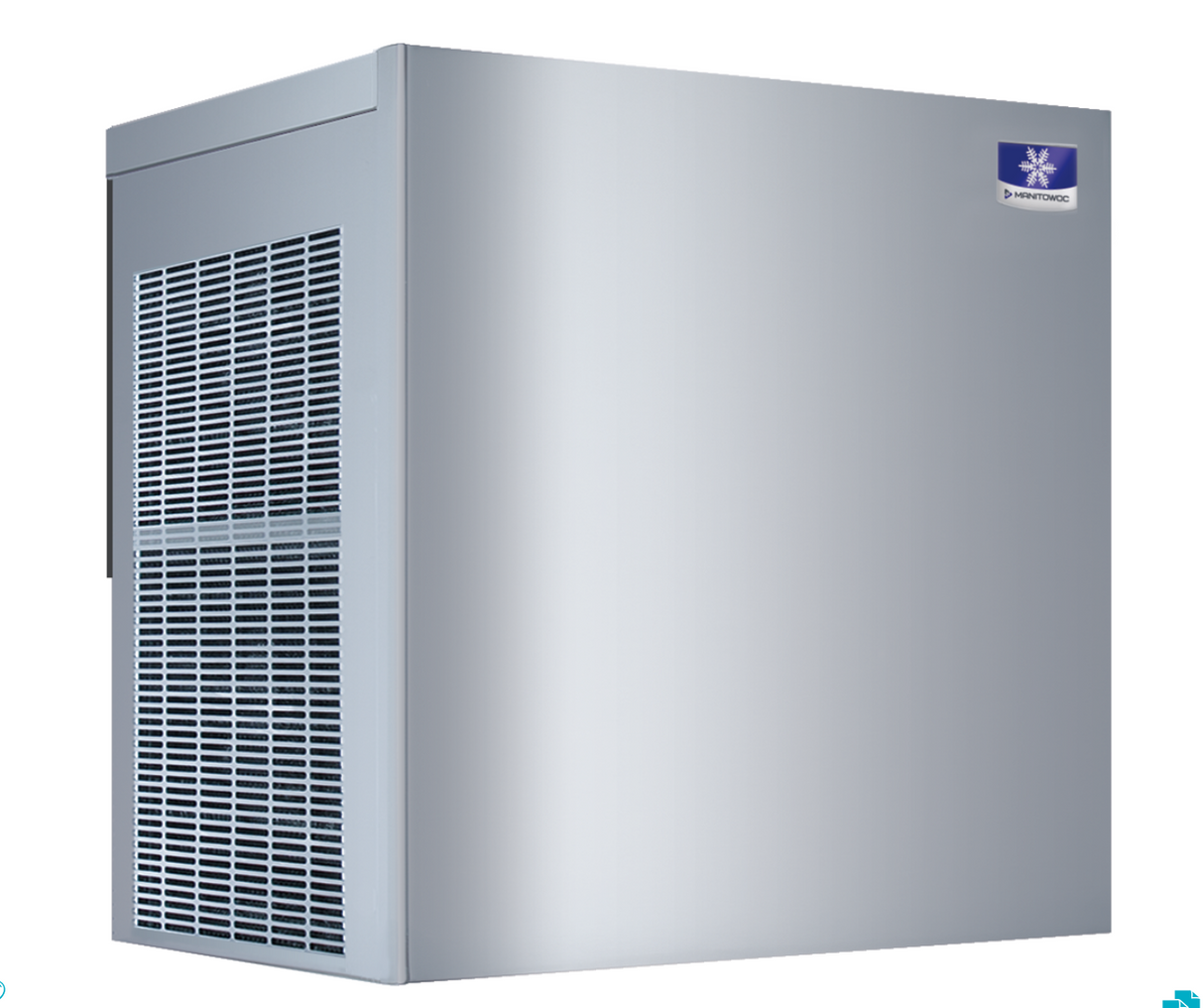 Manitowoc RNP0320A 22" Nugget Ice Machine Head - 308 lb/24 hr, Air Cooled, 115v