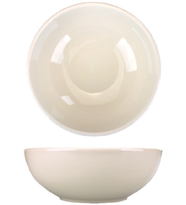 International Tableware RO-700 Roma American White Rolled Edge Round China Ramen Bowl 32 oz. - 12/Case