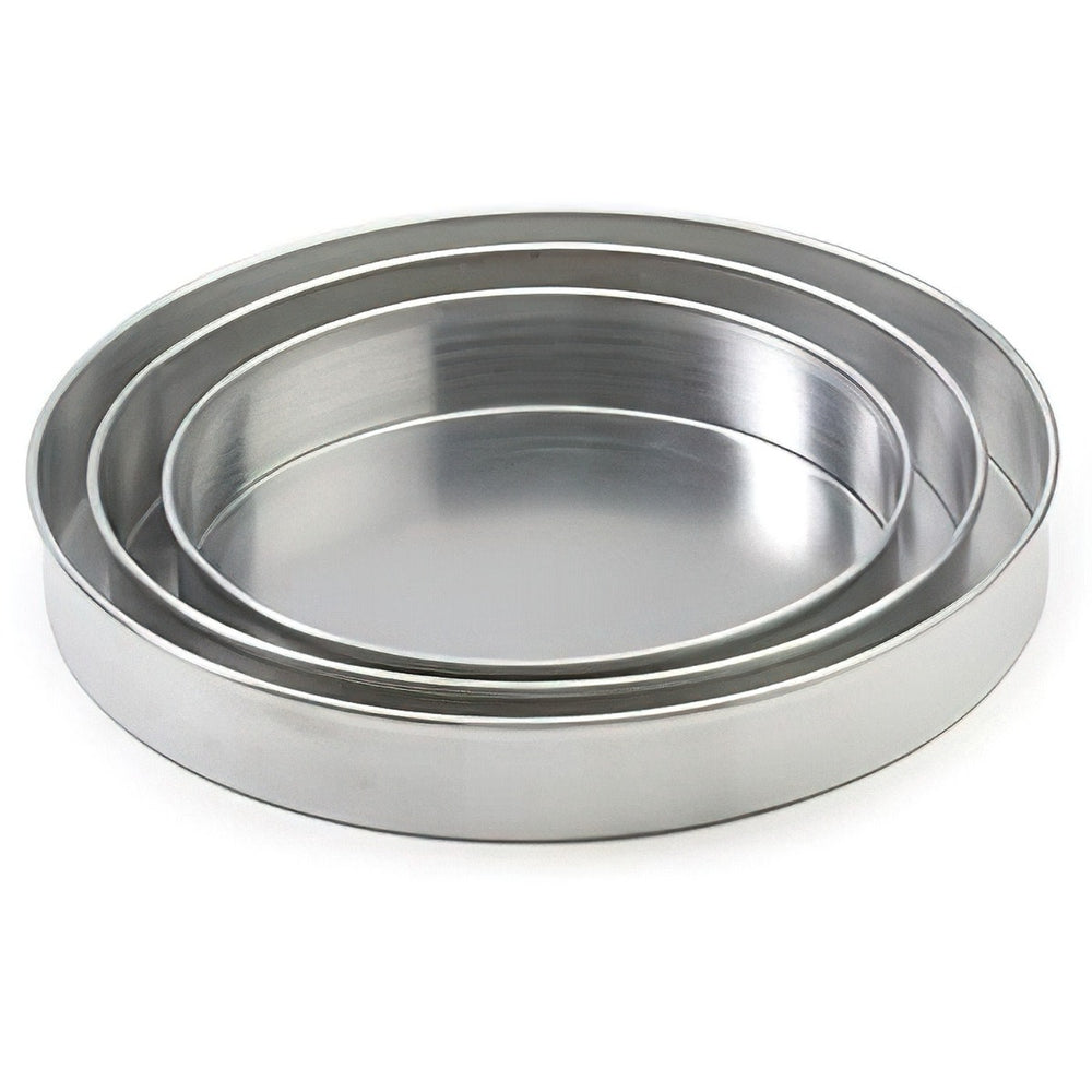 Royal Industries ROY DP 16 2 Aluminum Straight Sided Pizza Pan 16" Dia x 2" Deep