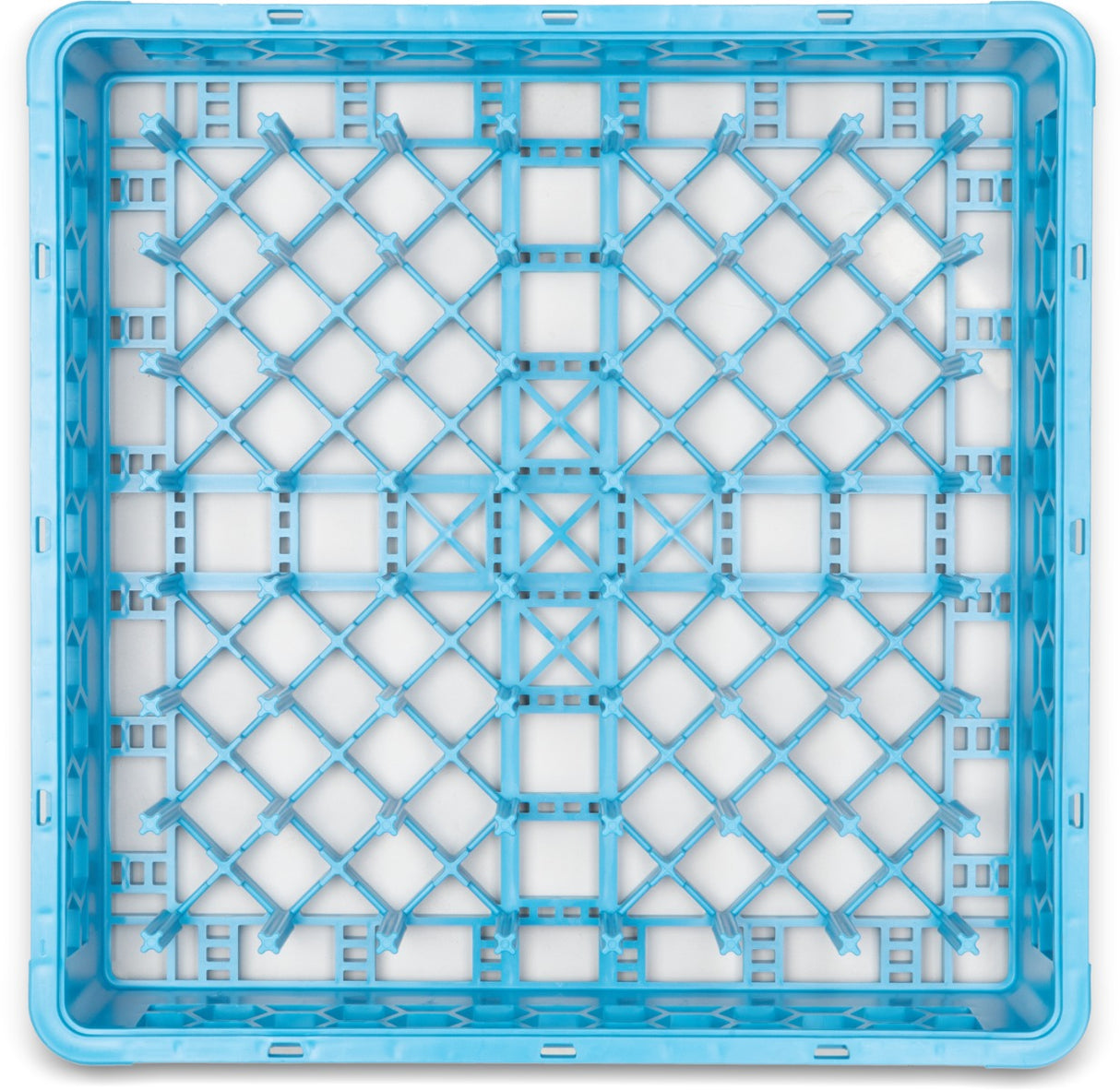 Carlisle RP14 OptiClean All-Purpose Full Size Plate/Tray Peg Rack with 2-1/2" Pegs - Blue