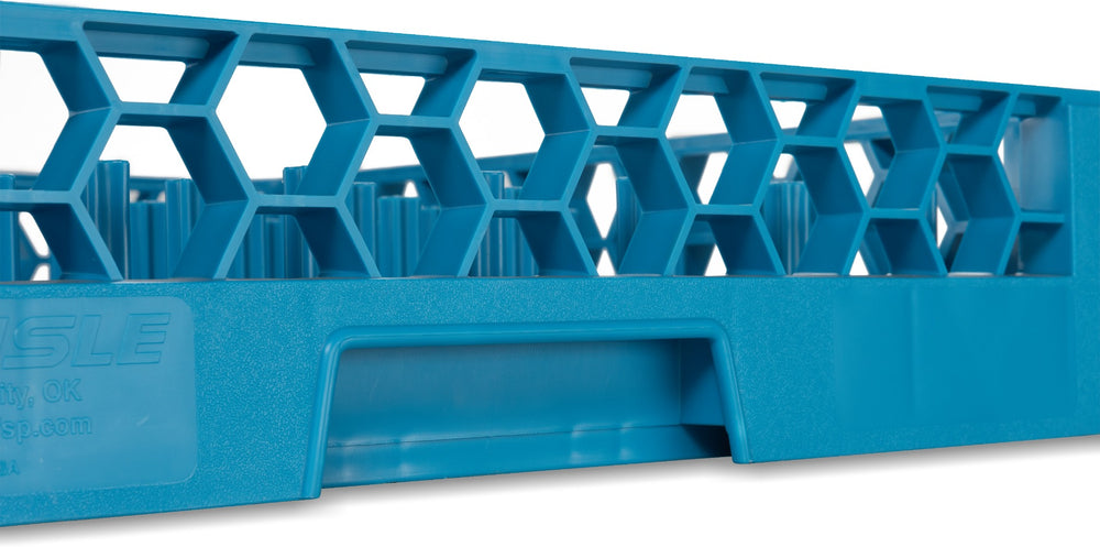 Carlisle RP14 OptiClean All-Purpose Full Size Plate/Tray Peg Rack with 2-1/2" Pegs - Blue