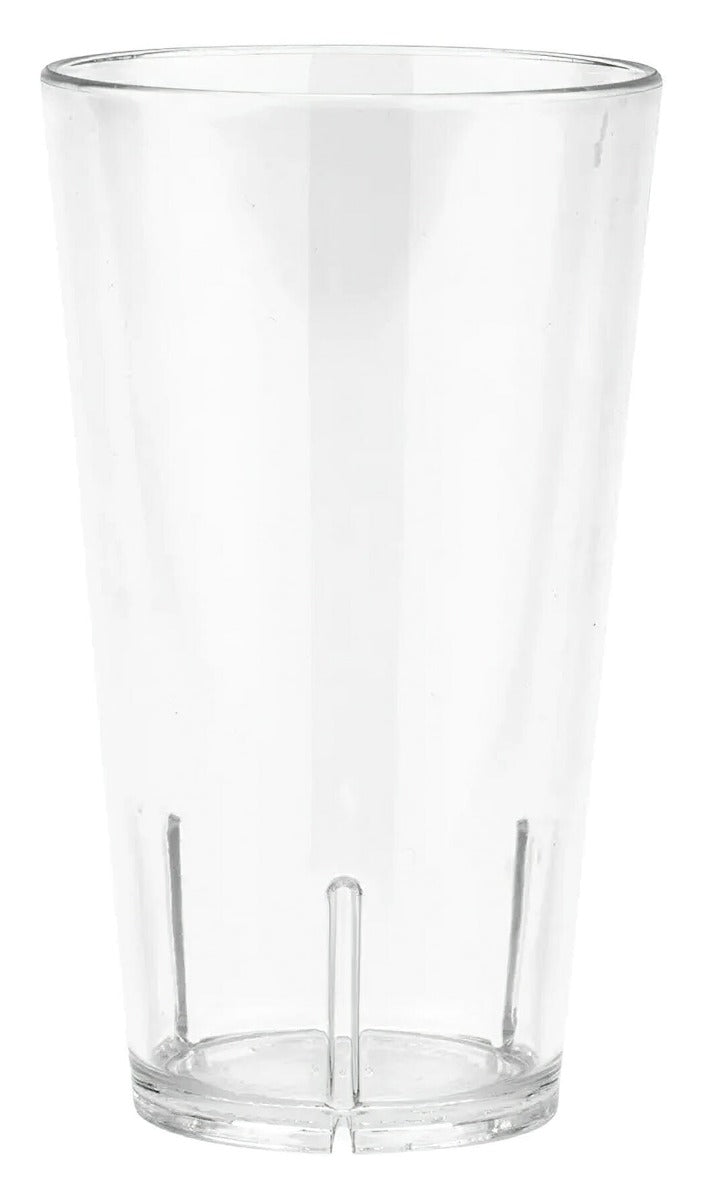 GET S-15-1-CL San Plastic Stackable Shaker / Tumbler 14 oz. - Clear - 24/Case