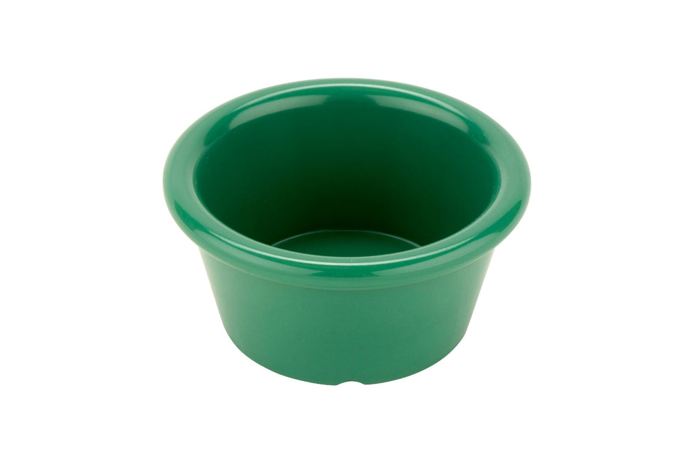 GET S-620-FG Diamond Mardi Gras Melamine Smooth Ramekin 2 oz. - Rainforest Green - 48/Case
