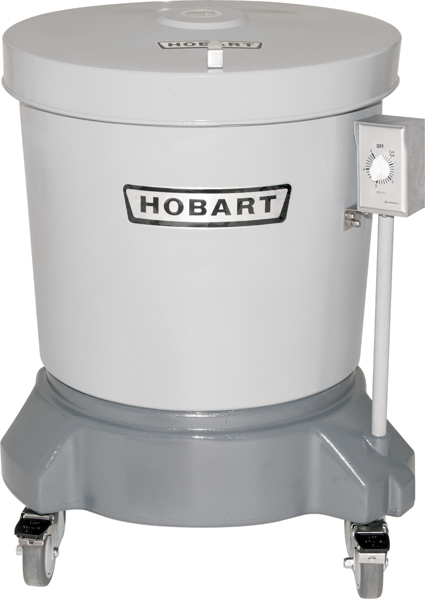 Hobart SDPE-11 Polyethylene Salad Dryer 20 Gal. - 115v, 1/4 Hp