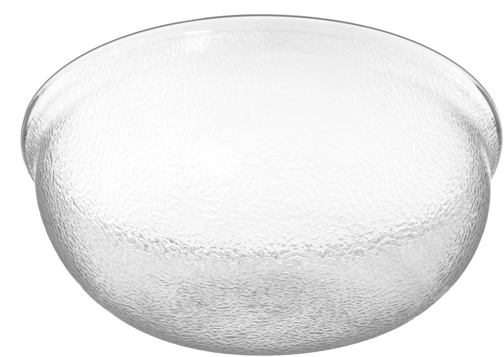 Carlisle SB7807 Round Acrylic Pebbled Salad Bowl 18" - 15 qt. - clear