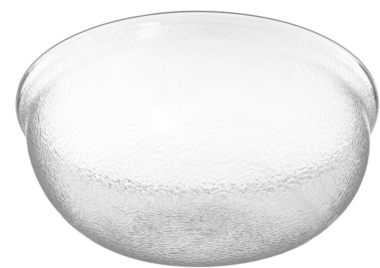 Carlisle SB7807 Round Acrylic Pebbled Salad Bowl 18" - 15 qt. - clear