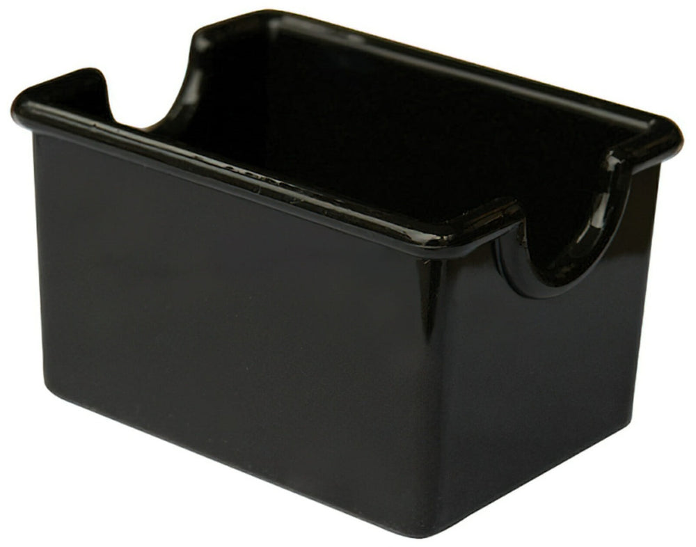 GET SC-66-BK Plastic Sugar Packet Holder / Sugar Caddy 3-1/2" x 2-1/2" x 2"H - Black - 24/Case