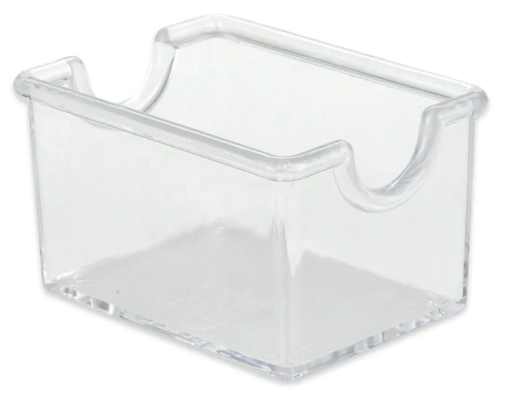 GET SC-66-CL Plastic Sugar Packet Holder / Sugar Caddy 3-1/2" x 2-1/2" x 2"H - Clear - 24/Case