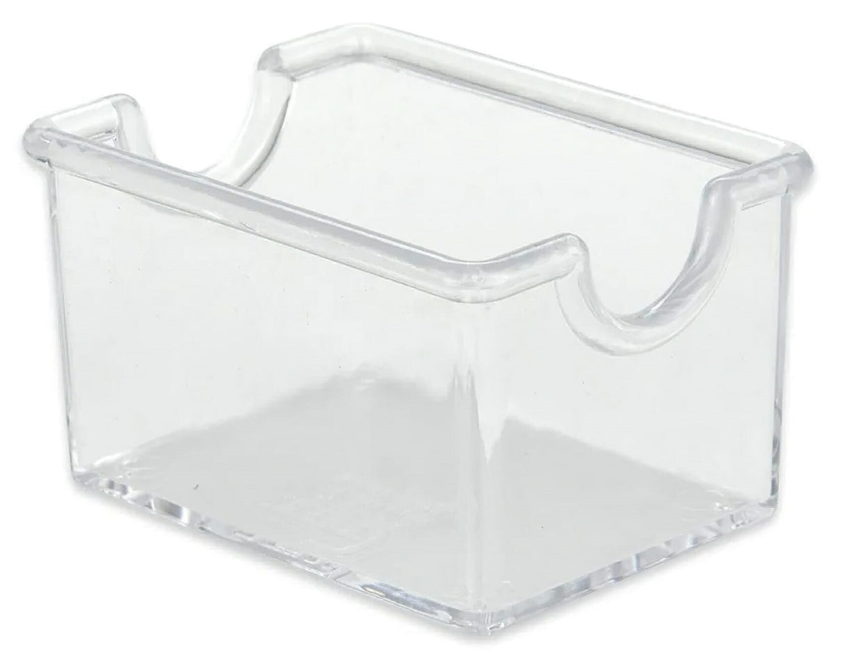 GET SC-66-CL Plastic Sugar Packet Holder / Sugar Caddy 3-1/2" x 2-1/2" x 2"H - Clear - 24/Case