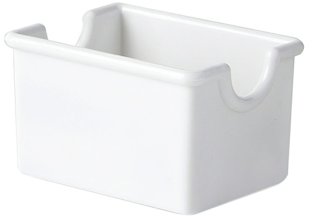 GET SC-66-W Plastic Sugar Packet Holder / Sugar Caddy 3-1/2" x 2-1/2" x 2"H - White - 24/Case
