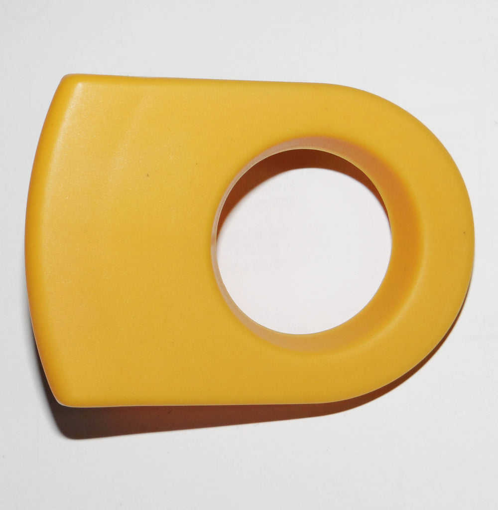 SC01 Margarita Clip Bottle Holder for Slant Angled Glass - Yellow - No Logo