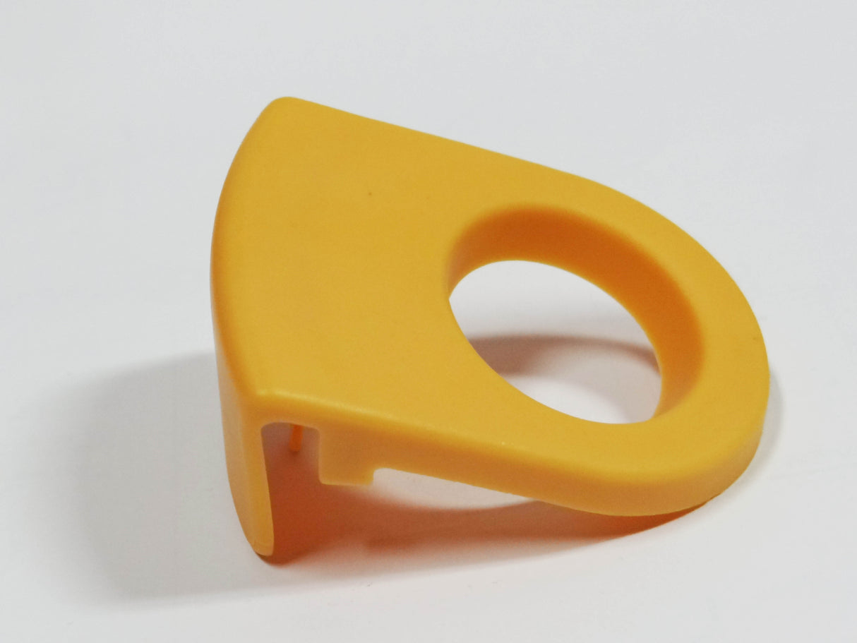 SC01 Margarita Clip Bottle Holder for Slant Angled Glass - Yellow - No Logo