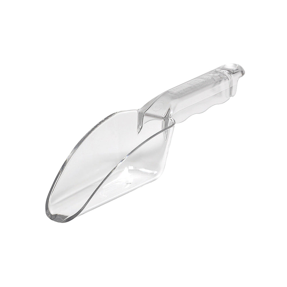 Cambro SCP6CW135 Camwear Polycarbonate Flat Bottom Scoop 6 oz. - Clear