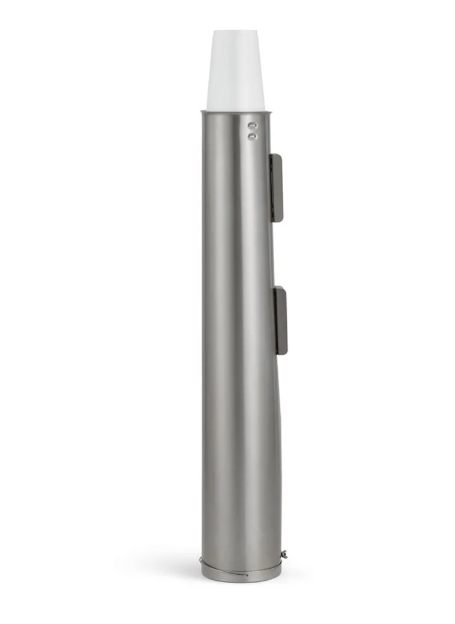 Vollrath SLC-2 Wall Mount / Countertop Stainless Steel Spring-Loaded Cup Dispenser - for 6 - 10 oz. Cups