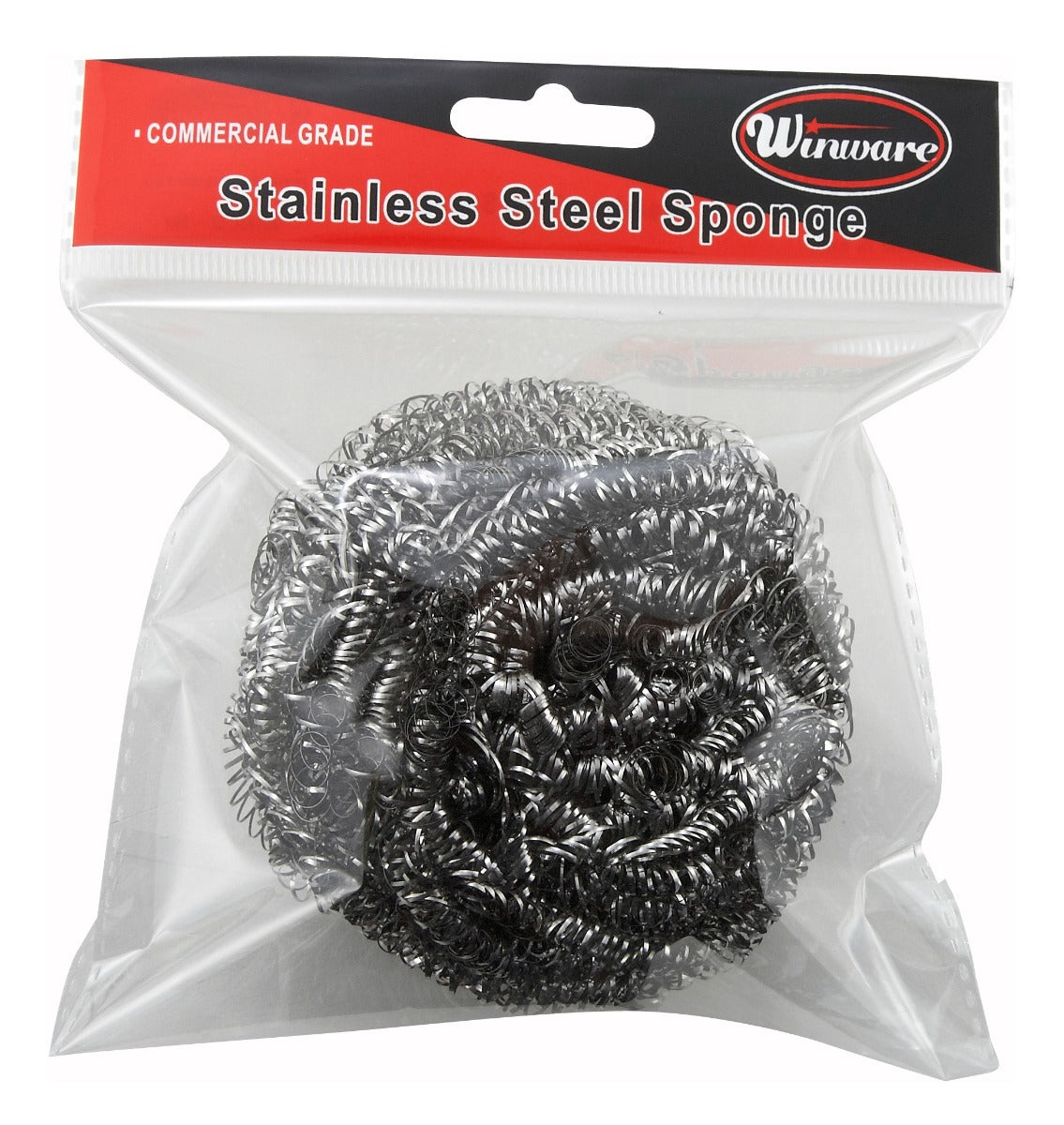 Winco SPG-50 Small Stainless Steel Scouring Sponge 50g