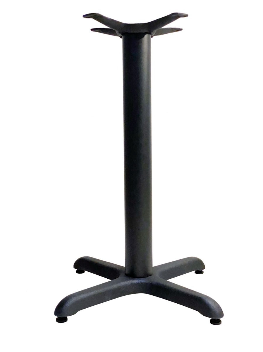 AAA Furniture Wholesale T2222BH Black Cast Iron Bar Height Table Base 22" x 22" x 39-1/2"H