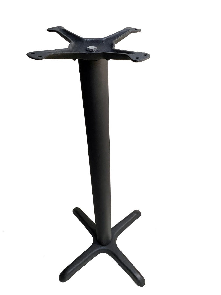 AAA Furniture Wholesale T2222BH Black Cast Iron Bar Height Table Base 22" x 22" x 39-1/2"H