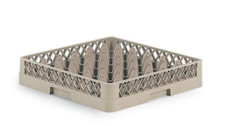 Vollrath TR7CCCA Beige 36 Compartment Traex Full Size Compartment Rack With 3 Extenders And 1 Open Extender