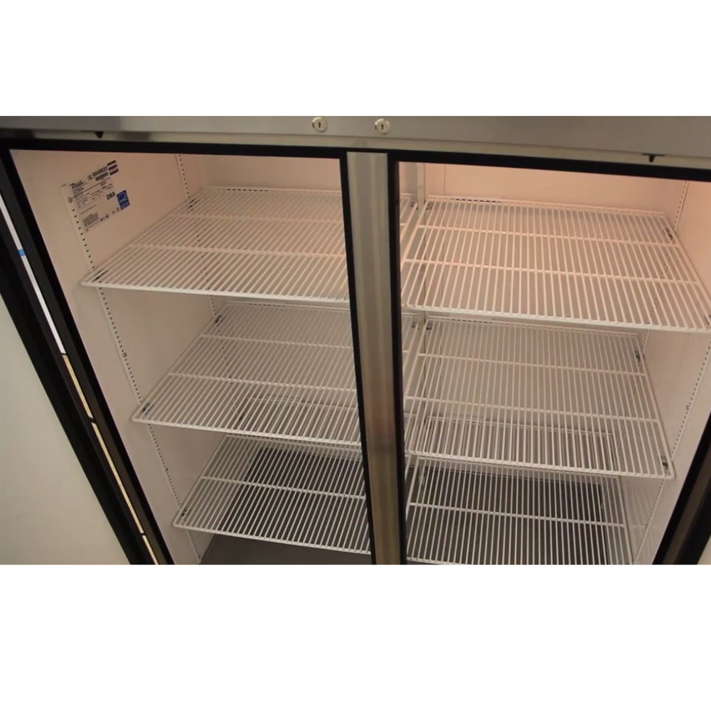 True T-43-HC 2-Section Left/Right Hinged 2 Solid Swing Door Reach-In Refrigerator 47" - 38.5 cu. ft. - 115v