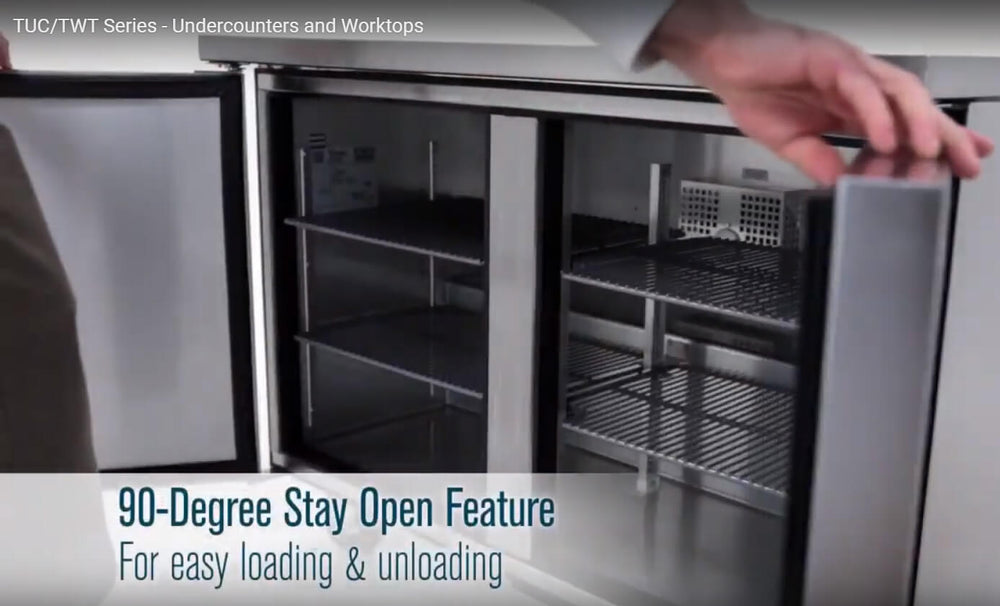 True TWT-27F-HC 1-Section 1 Solid Door Worktop Freezer 28" - 115v