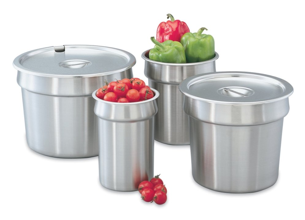 Vollrath 65S Stainless Steel Vegetable Inset - 3 qt.