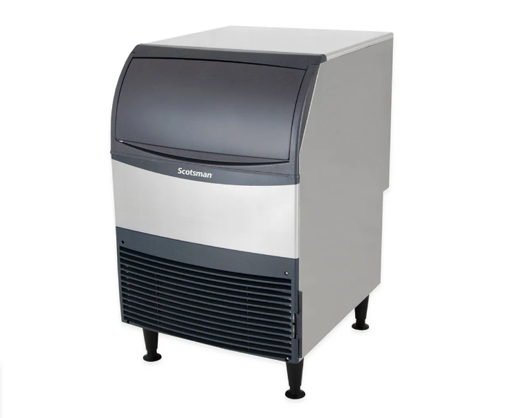 Scotsman UF424A-1 24"W Flake Undercounter Ice Machine - 440 lbs/day, Air Cooled, Gravity Drain, 115v