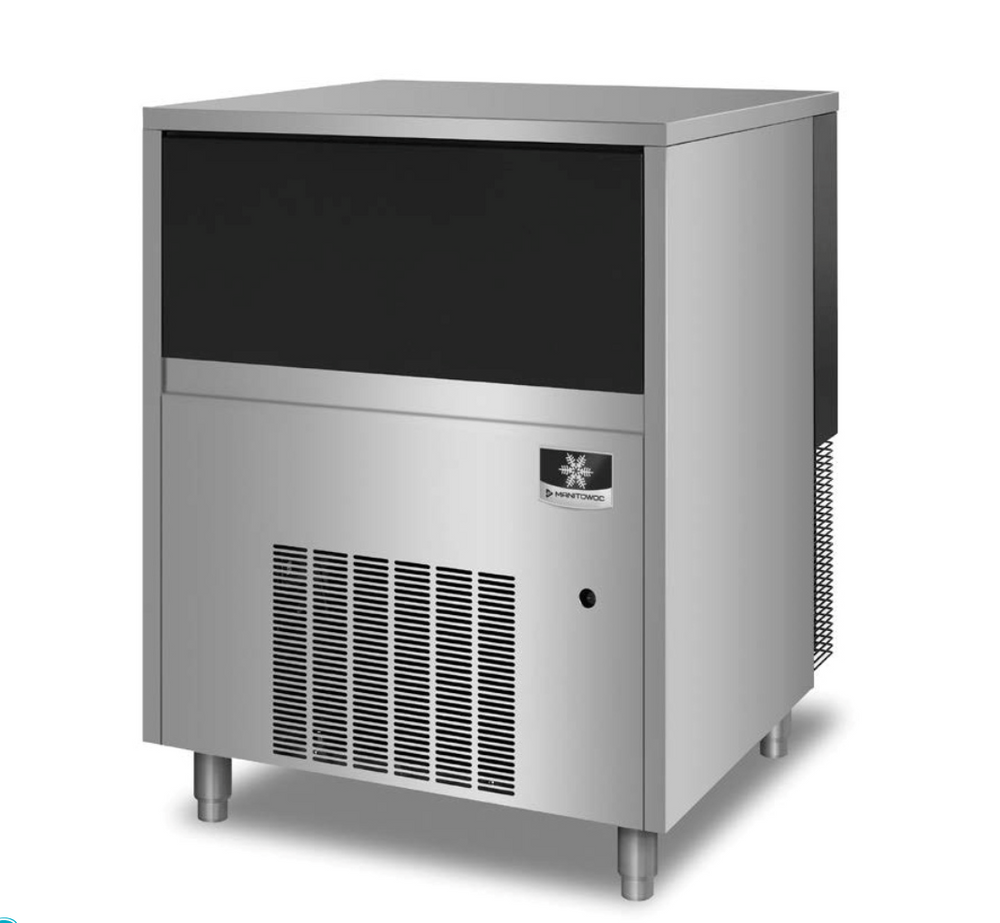 Manitowoc UFP0350A 400 lb Flake Ice Machine w/ Bin - 60 lb Storage, Air Cooled, 115v