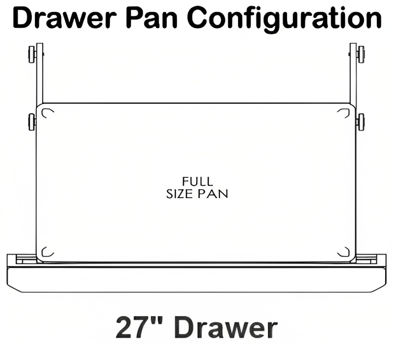 Traulsen UHT27-D Undercounter Refrigerator Two Drawer 27" - 115V