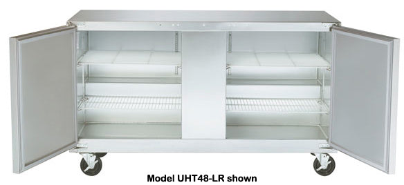 Traulsen UHT48-LL Undercounter Refrigerator Two Door Left Hinged 48" - 115V