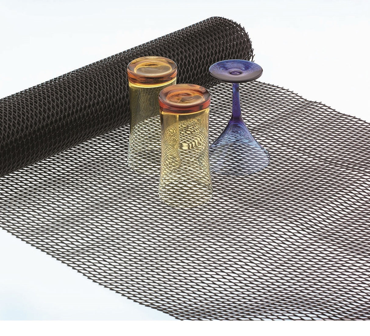 San Jamar UL5405 Ultraliner Plastic Mesh Shelf Liner 2' x 40' roll - Black