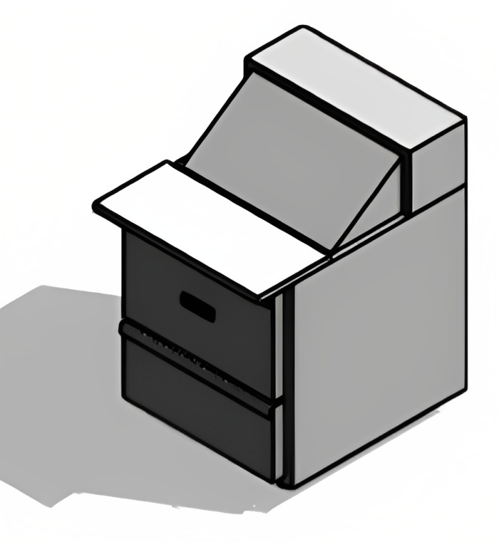 Traulsen UPT3212-D-SB 1-Section 2 Drawer Refrigerated Salad/Sandwich Prep Table with Roll-Top Lid & Stainless Steel Back 27" - Holds (12) 1/6 Size Pans - 9.3 cu. ft. - 115v