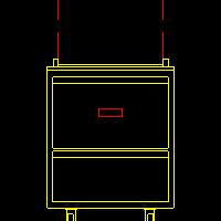 Traulsen UST276-D 1-Section 2 Drawer Refrigerated Salad/Sandwich Prep Table with Low Profile Flat Lid 27" - Holds (6) 1/6 Size Pans - 7.7 cu. ft. - 115v