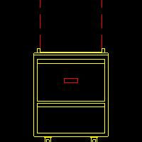 Traulsen UST279-D 1-Section 2 Drawer Refrigerated Salad/Sandwich Prep Table with Low Profile Flat Lid 27" - Holds (9) 1/6 Size Pans - 7.7 cu. ft. - 115v