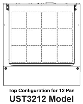 Traulsen UST2312-L-SB 1-Section Left Hinged 1 Door Refrigerated Salad/Sandwich Prep Table with Low Profile Flat Lid & Stainless Steel Back 32" - Holds (12) 1/6 Size Pans - 8.8 cu. ft. - 115v