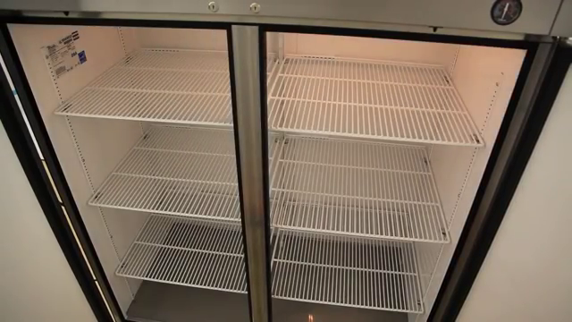 True T-72-HC 3-Section Left/Right/Right Hinged 3 Solid Swing Door Reach-In Refrigerator 78" - 72 cu. ft. - 115v