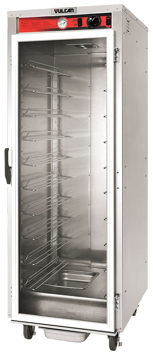 Vulcan VP18 Full Size Industrial Non-Insulated Heated Holding & Proofing Cabinet 71"H - 120v - Holds 18 Pans