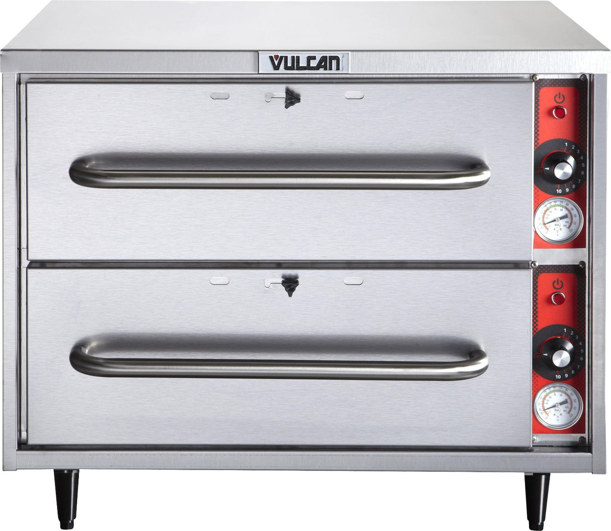 Vulcan VW2S freestanding two drawer food warmer stainless steel commercial kitchen
