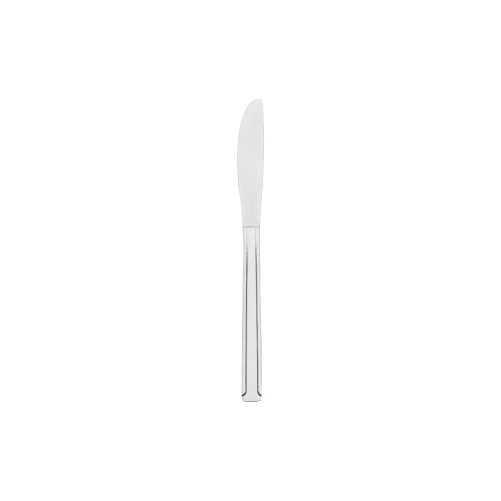 Walco WL8745 Dominion 18/0 Stainless Steel Heavy Weight 1-Piece Dinner Knife 8" - 12/Box