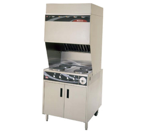 Wells WV-4H Hotplate Cooktop with Universal Hood