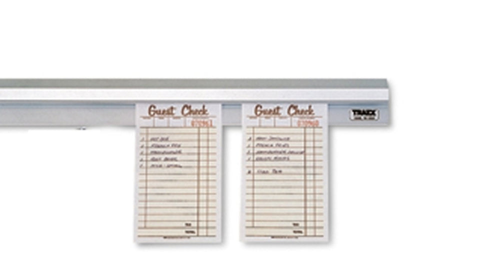 Vollrath 2536 Aluminum Wall Mounted Ticket Holder- 36" x 2"