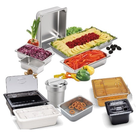 Restaurant Equipment - Food Warming - Steam Tables & Holding Equipment - Food Bar Equipment & Supplies - Food Bar - Food Table Pans - Insets - Bain Maries & Lids