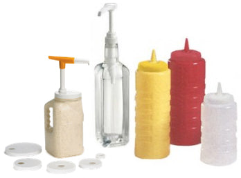 Serveware Smallware - Self-Serve Dispensers & Organizers - Condiment & Food Dispensers - Squeeze Bottles & Pumps [B2B]