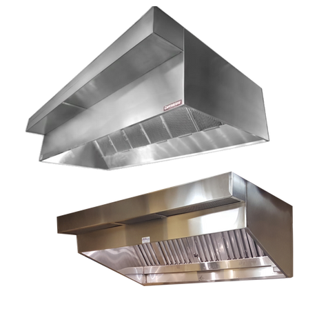 Ventilation System - Vent Hoods Canopy, Shallow Front and Concession