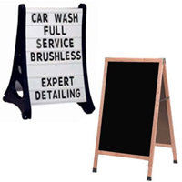Serveware Smallware - Signs - Advertising Signs and Message Boards - A-Frame Sign Boards