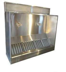 Ventilation System - Vent Hoods Canopy, Shallow Front and Concession - Canopy Vent Hoods
