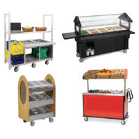 More Categories + Education - School Cafeteria Supplies - Breakfast Bars / Food Carts [B2B]